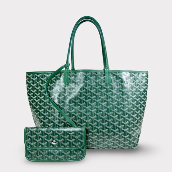 Goyard Handbags - Goyard Saint Louis PM Tote Green